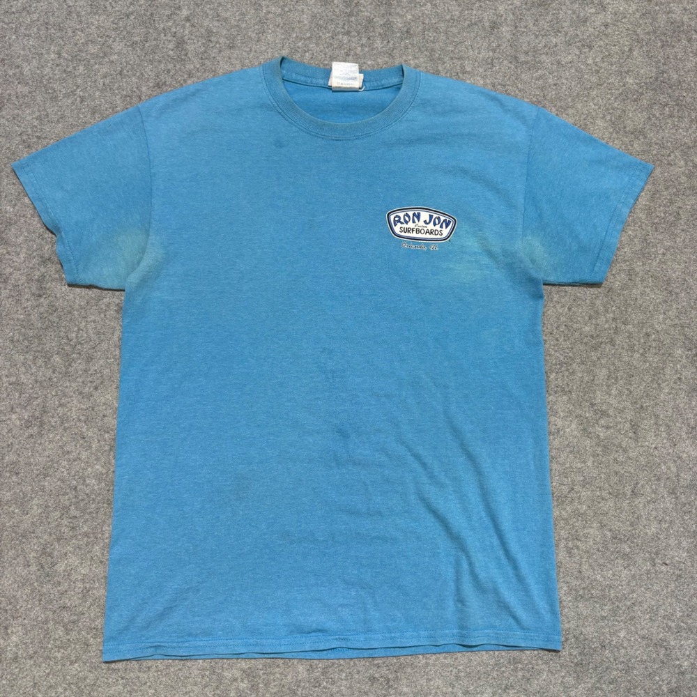 Ron Jon Surf Shop Orlando Florida Graphic T-Shirt Mens Medium Blue Heather